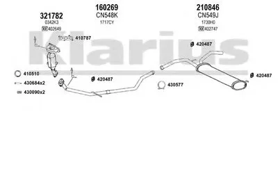 Система выпуска ОГ KLARIUS купить
