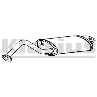 Глушитель выхлопных газов конечный KLARIUS купить