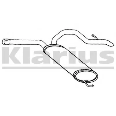 Глушитель выхлопных газов конечный KLARIUS купить