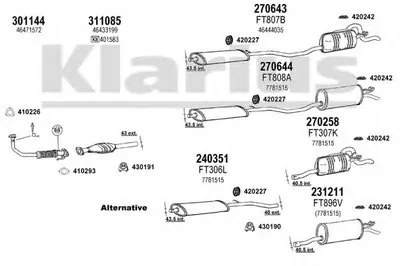 Система выпуска ОГ KLARIUS купить