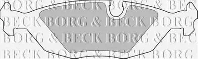 Комплект тормозных колодок, дисковый тормоз BORG & BECK купить