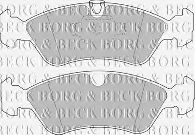 Комплект тормозных колодок, дисковый тормоз BORG & BECK купить