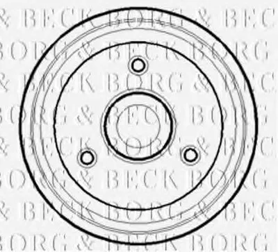 Тормозной барабан BORG & BECK купить