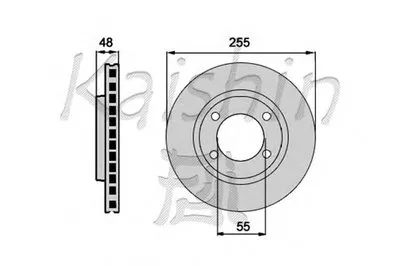 Тормозной диск KAISHIN купить