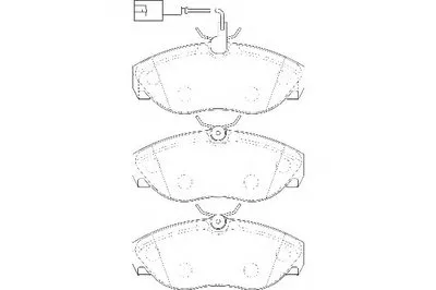 Комплект тормозных колодок, дисковый тормоз WAGNER купить