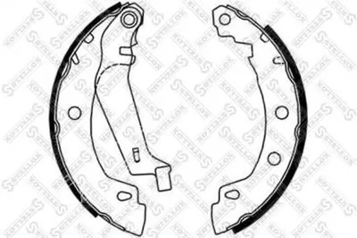 Комплект тормозных колодок STELLOX купить