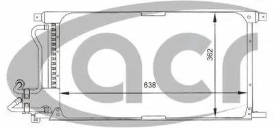 Конденсатор, кондиционер ACR купить