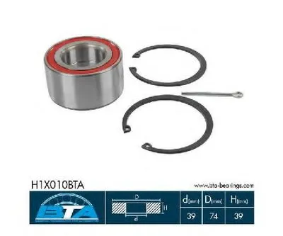 Комплект подшипника ступицы колеса BTA купить