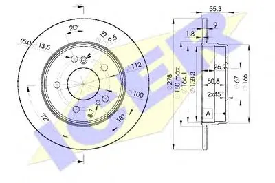 Тормозной диск ICER купить