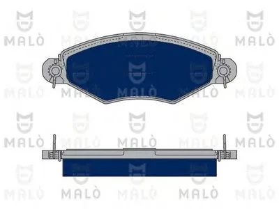 Комплект тормозных колодок, дисковый тормоз MALÒ купить