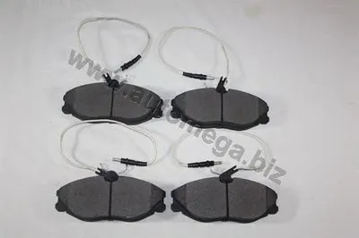 Комплект тормозных колодок, дисковый тормоз AutoMega Premium AUTOMEGA купить