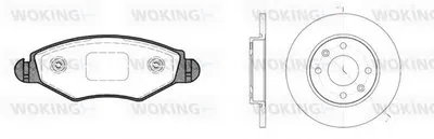 Комплект тормозов, дисковый тормозной механизм WOKING купить