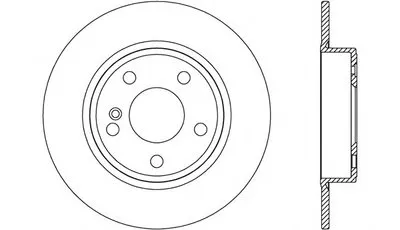 Тормозной диск RADIANCE OPEN PARTS купить