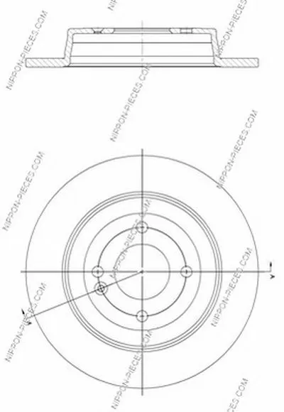Тормозной диск NPS купить