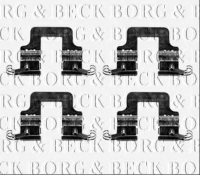 Комплектующие, колодки дискового тормоза BORG & BECK купить
