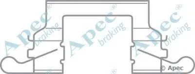 Комплектующие, тормозные колодки APEC braking купить