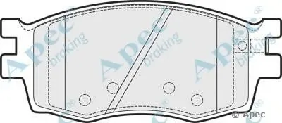 Комплект тормозных колодок, дисковый тормоз APEC braking купить