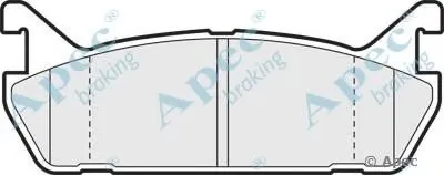 Комплект тормозных колодок, дисковый тормоз APEC braking купить
