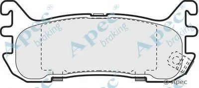 Комплект тормозных колодок, дисковый тормоз APEC braking купить