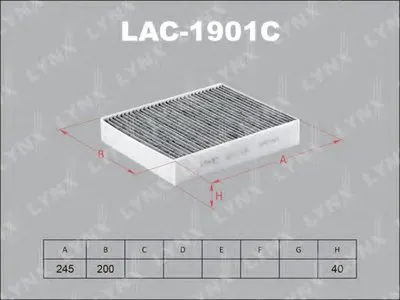 Фильтр, воздух во внутренном пространстве LYNXauto купить