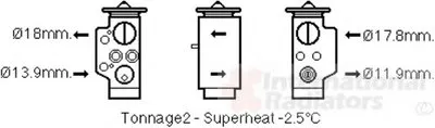 Расширительный клапан, кондиционер VAN WEZEL купить
