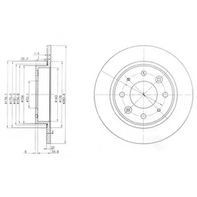 Тормозной диск DELPHI купить