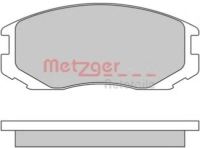 Комплект тормозных колодок, дисковый тормоз METZGER купить