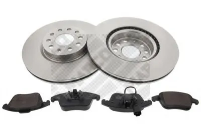 Комплект тормозов, дисковый тормозной механизм MAPCO купить