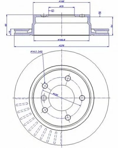 Тормозной диск HC CAR купить
