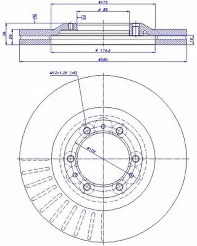 Тормозной диск CAR купить