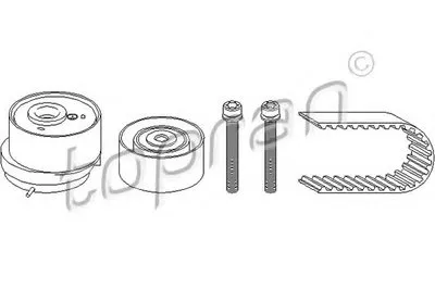 Комплект ремня ГРМ PREMIUM BRAND TOPRAN купить