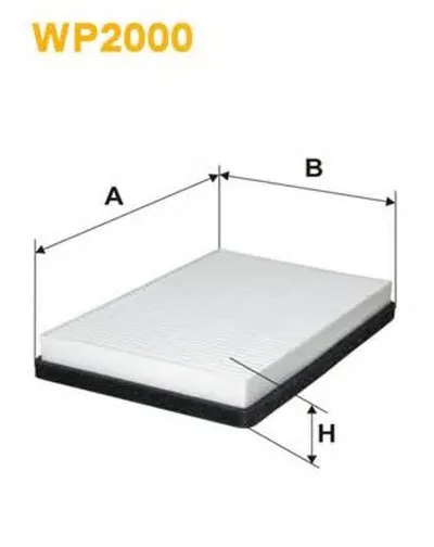 Фильтр, воздух во внутренном пространстве WIX FILTERS купить