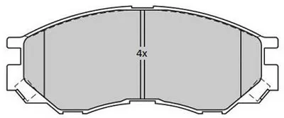 Комплект тормозных колодок, дисковый тормоз FREMAX купить