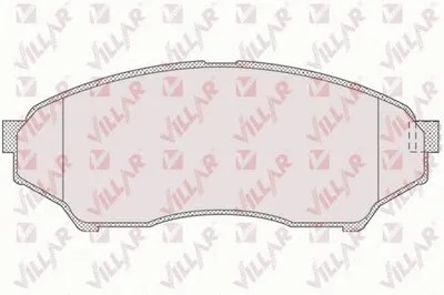Комплект тормозных колодок, дисковый тормоз VILLAR купить