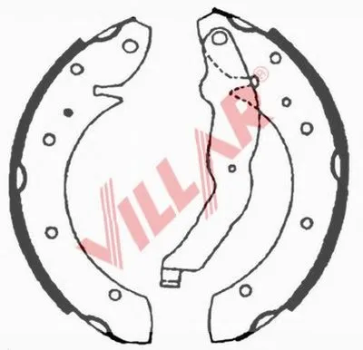 Комплект тормозных колодок VILLAR купить