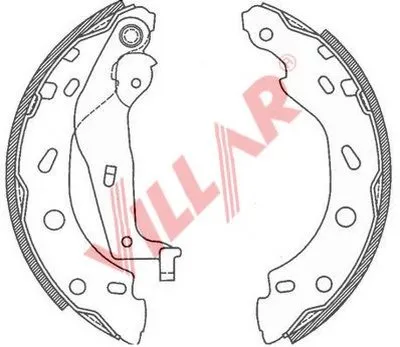 Комплект тормозных колодок VILLAR купить