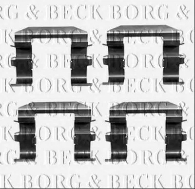 Комплектующие, колодки дискового тормоза BORG & BECK купить