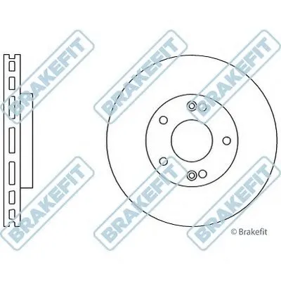Тормозной диск Brake Fit APEC braking купить