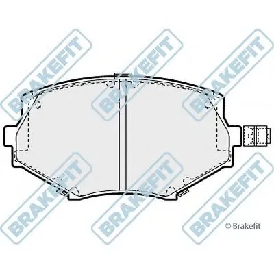 Комплект тормозных колодок, дисковый тормоз Brake Fit APEC braking купить