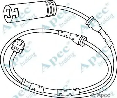 Указатель износа, накладка тормозной колодки APEC braking купить