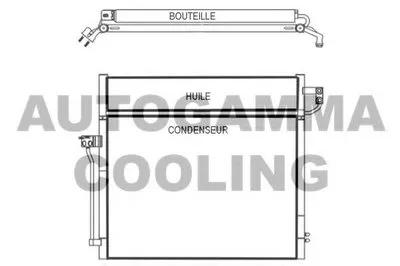 Конденсатор, кондиционер AUTOGAMMA купить