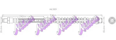 Тормозной шланг BROVEX-NELSON купить
