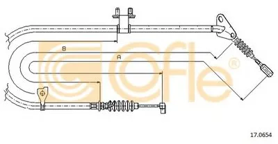 Трос, стояночная тормозная система COFLE купить