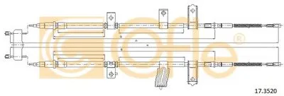 Трос, стояночная тормозная система COFLE купить