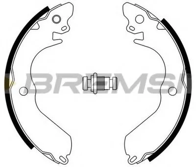 Комплект тормозных колодок BREMSI купить