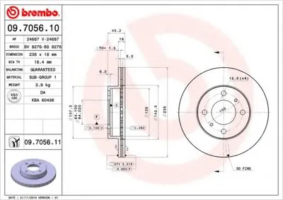 Тормозной диск COATED DISC LINE AP купить