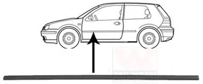 Облицовка / защитная накладка, дверь VAN WEZEL купить