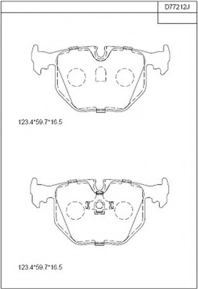 Комплект тормозных колодок, дисковый тормоз ASIMCO купить