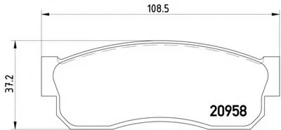 Комплект тормозных колодок, дисковый тормоз HELLA купить