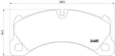Комплект тормозных колодок, дисковый тормоз HELLA купить